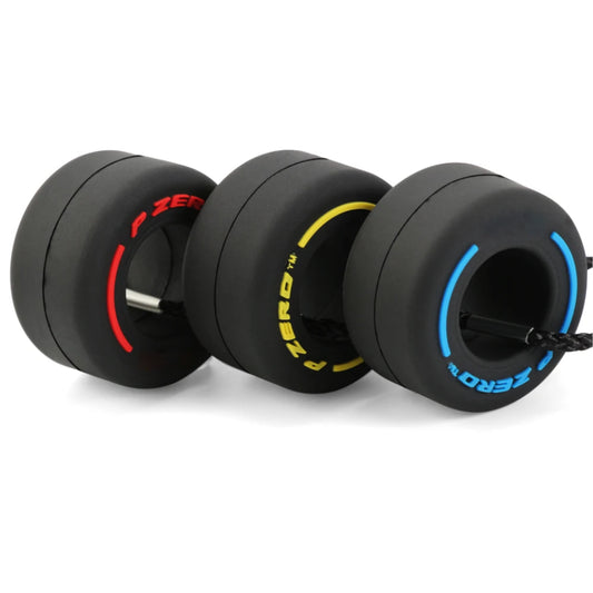 🏁 Racing Tire Keychain – Your passion on wheels, always with you